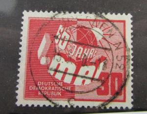 1950 Germany DDR SC #53 Anniversary of May Day Celebrations used stamp