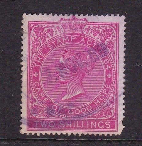 Cape of Good Hope 2 Shillings Revenue Stamp used VGC