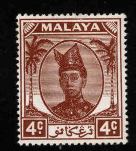Malaya Trengganu Scott 56 Sultan Ismail Nasiruddin Shah MH* stamp