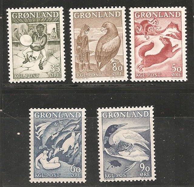 Greenland SC 41-5 Mint, Never Hinged