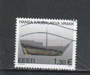 Estonia  Scott#  1004  Used  (2023 Wrecked Hanseatic Merchant Ship)