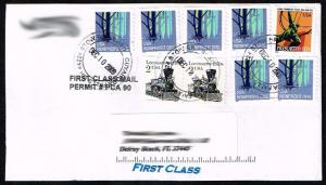 US Precancel Stamps on Cover- First Class Usage