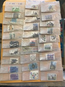 ATTENTION WORLD STAMP COLLECTORS!  GREAT BRITAIN 1970'S 29 DIFF MINT NH SETS F12