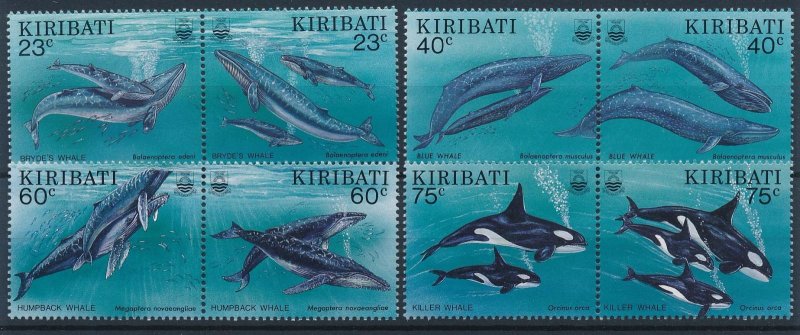 [41458] Kiribati 1994 Marine life whales orcas  MNH