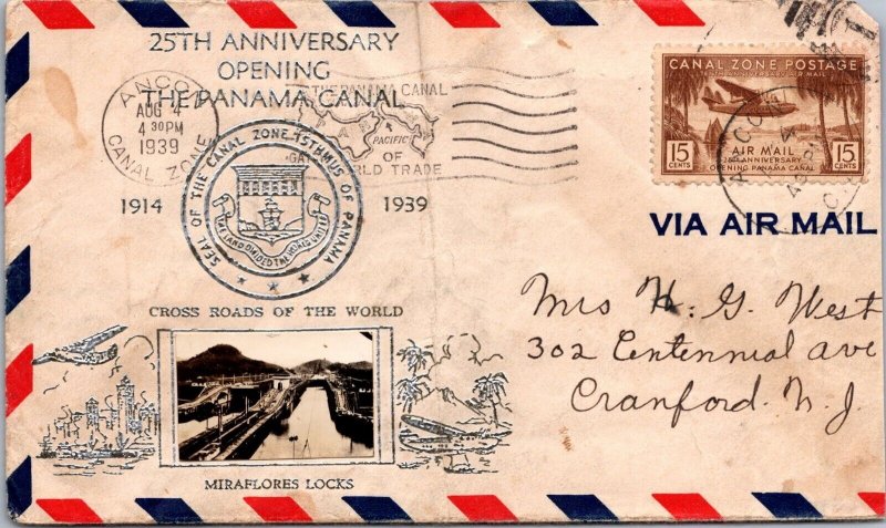 FFC 1939 - 19th Annviersary Opening Of The Panama Canal - Ancor, CZ - F72071