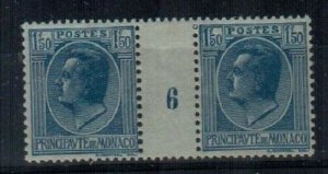 Monaco Scott 85 Mint hinged Millesime pair #6 [TK23]