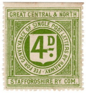 (I.B) Great Central & North Staffordshire Railway : Letter 4d 