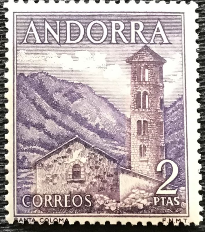 Spanish Andorra MNH #53 Single Old Andorra SCV $.50 L28