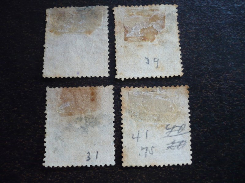 Stamps - Cuba - Scott# 38-41 - Used