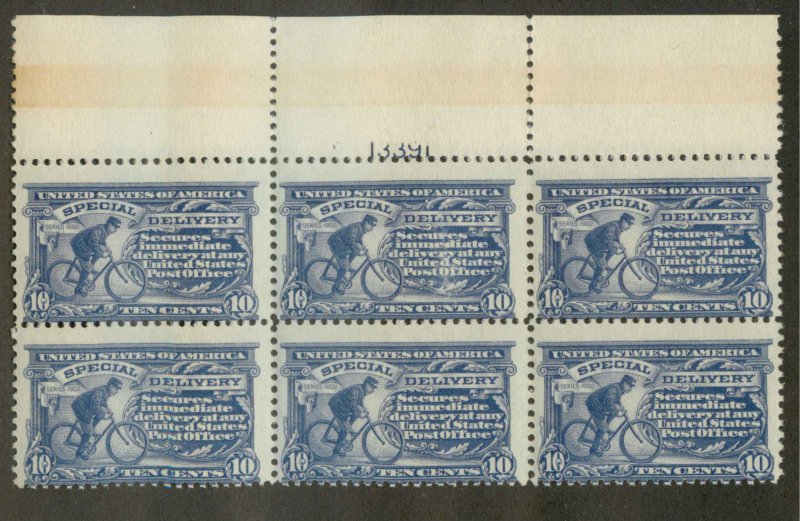 E11c MNH Plate Block 