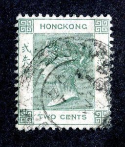 1900 Hong Kong Sc# 37 used cv. $1.05 ( 3672 BCX5 )