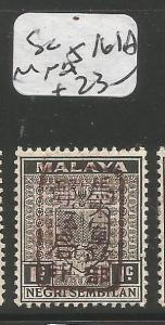 Malaya Jap Oc Negri Sembilan SG J161a MNH (9cxr) 