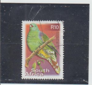 South Africa  Scott#  1197a  Used  (2000 African Green Pigeon)