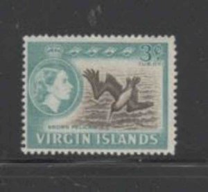 VIRGIN ISLANDS #146 1964 3c QEII MINT VF NH O.G