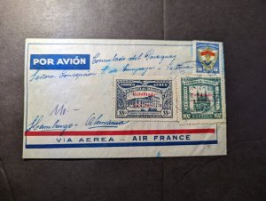 Paraguay Airmail Cover to Hamburg Germany via Air France