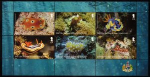 BIOT 2020 Butterfly Fish Sheet; Scott 522, SG 566; MNH