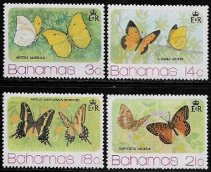 Bahamas #370-3 MNH Set - Butterflies