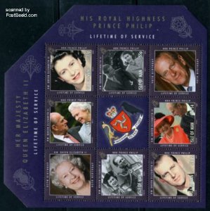 Isle of Man 2011, Lifetime of service 8v m/s, MNH