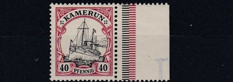 CAMEROUN  1900  S G K13   40PF  BLACK &  CARMINE        MNH 