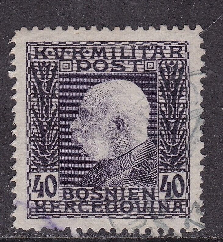 Bosnia and Herzegovina 1912 Franz Josef 1 40h Fine Used SG 373 VGC