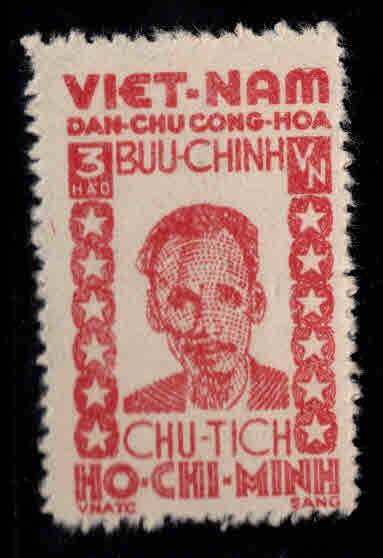 North Viet Nam,Viet Minh issue Scott 1L58 NGAI overprint