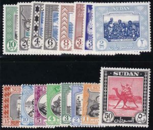 British Sudan1951 SC 98-114 MLH Set