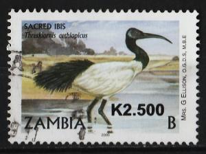 Zambia 1999/2001 Birds 2500k (1/20) USED