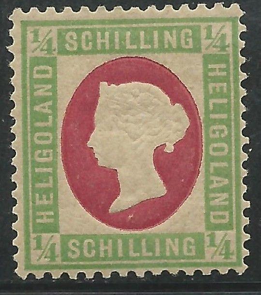 German States Heligoland Scott 8 Mint Hinged Sound Stamp