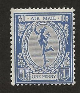 GREAT BRITAIN  # 821(IBRG) CINDERELLA MERCURY AIRMAILS  F/MNH 1923