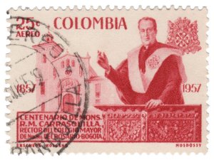 COLOMBIA 1959. AIRMAIL STAMP. SCOTT # C315. USED. # 3