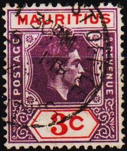 Mauritius. 1938 3c S.G.253 Fine Used