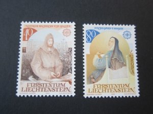 Liechtenstein 1983 Sc 754-55 set MNH