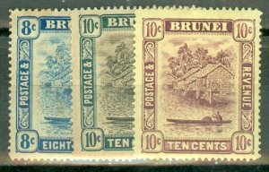RD: Brunei 15-20, 22-28 mint CV $120.75; scan shows only a few