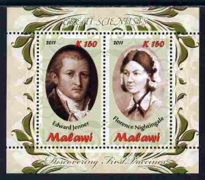 MALAWI - 2011 - Nightingale & Jenner - Perf 2v Sheet - MNH - Private Issue