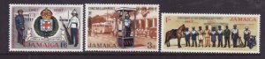 Jamaica-Sc#263-5- id7-unused NH set-Police-1967-