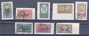 CENTRAL LITHUANIA, 2 SETS VIEWS 1921 F/V USED	