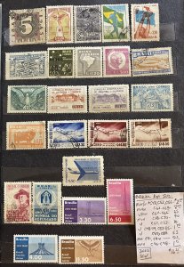 Brazil Air Mail Selection #C48//C98- SCV=$16.25