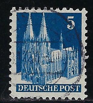 Germany AM Post Scott # 636, used