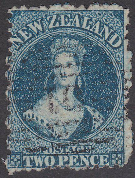 NEW ZEALAND 1864 Chalon 2d perf 12½ SG114 used ..............................767