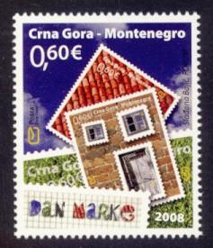 Montenegro Sc# 196 MNH Stamp Day 2008
