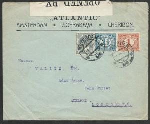 NETHERLANDS 1916 censor cover Amsterdam to London..........................49447