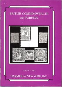 British Commonwealth and Foreign, Harmer NY 2787-88