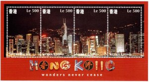 Sierre Leone 1997 Sc 1988-9 MNH 2 Hong Kong Expo Souvenir Mini Sheets M/S S/S