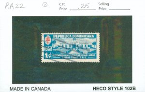 Dominican Republic RA22 USED BIN $0.50