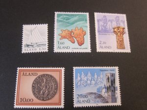 Finland Aland 1984 Sc 6,11,15,20,22 MNH