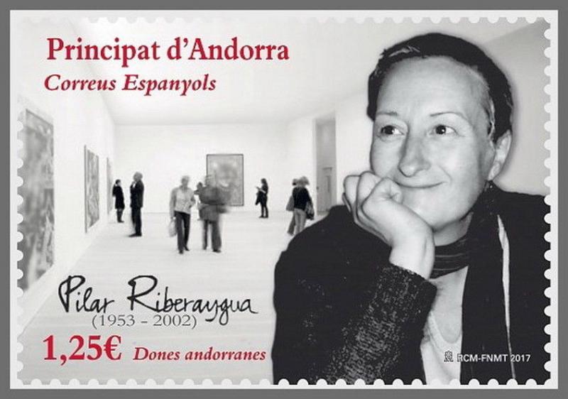 H01 Andorra (Spain) 2017 Andorran Women Pilar Riberaygua MNH Postfrisch