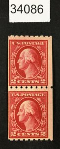 MOMEN: US STAMPS #411 MINT OG NH PAIR  LOT #34086