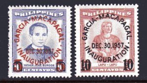 Philippines #641 -642 Mint Never Hinged F992