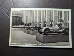 1938 Germany RPPC Postcard Cover Berlin Charlottenburg to Rotterdam Netherlands