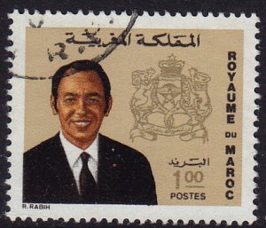 Morocco - 1973 - Scott #291 - used - King Hassan II